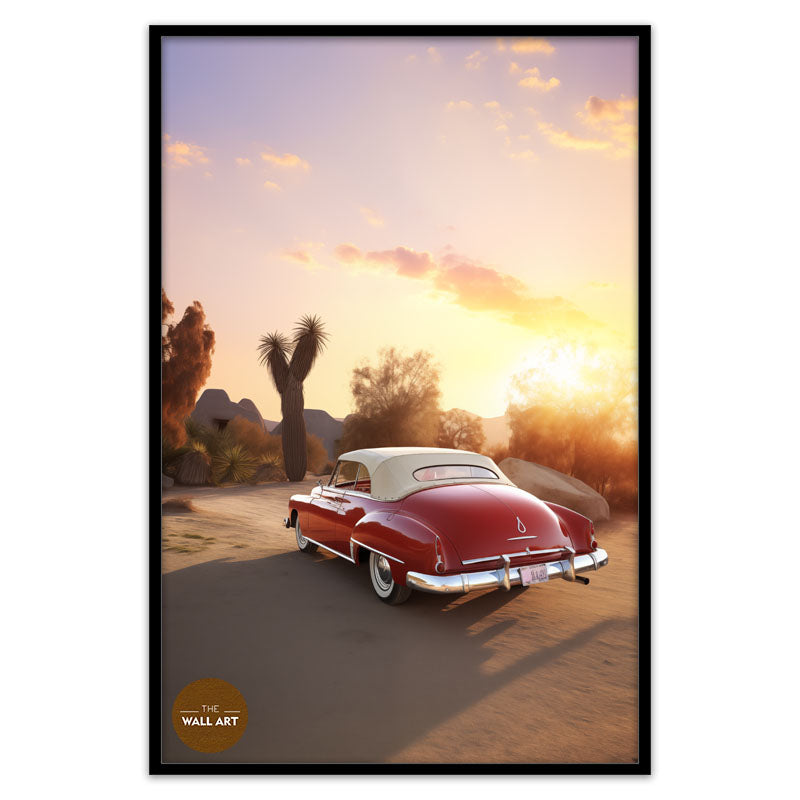 RETRO RED CAR I