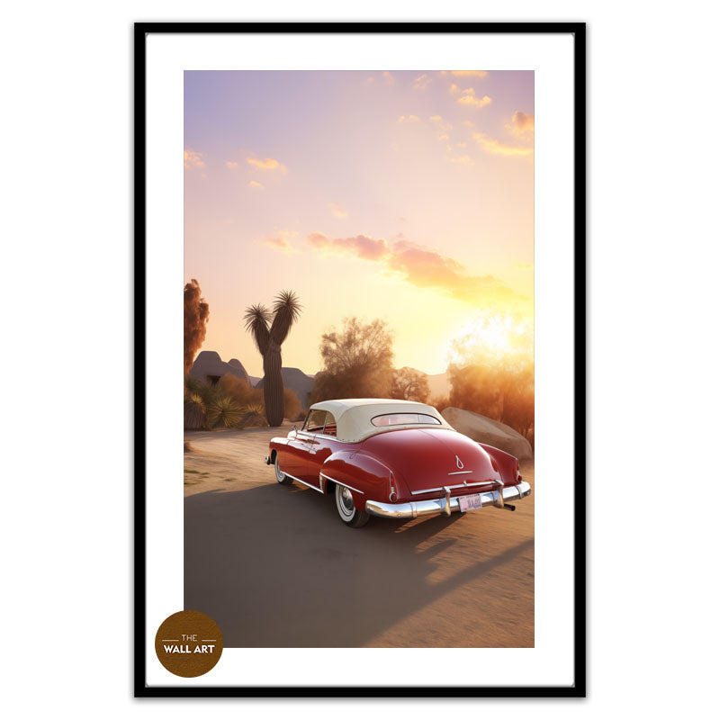 RETRO RED CAR I