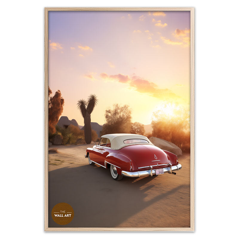 RETRO RED CAR I