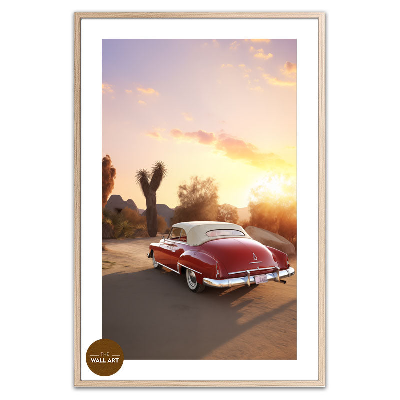 RETRO RED CAR I