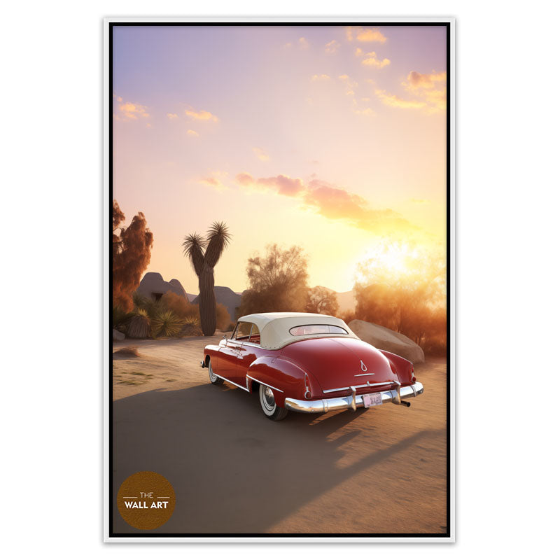 RETRO RED CAR I