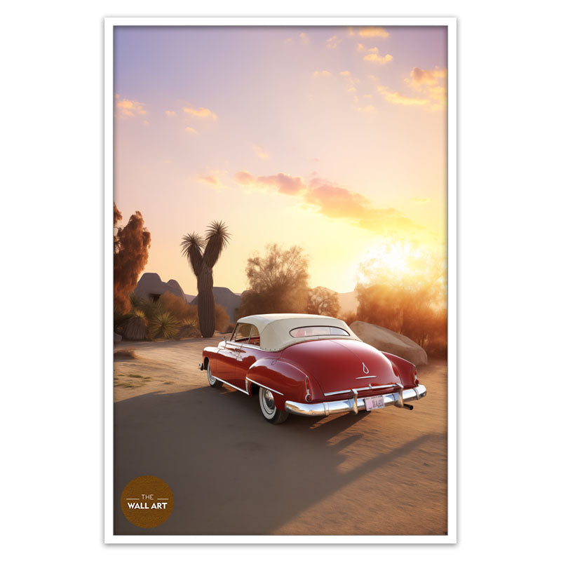 RETRO RED CAR I