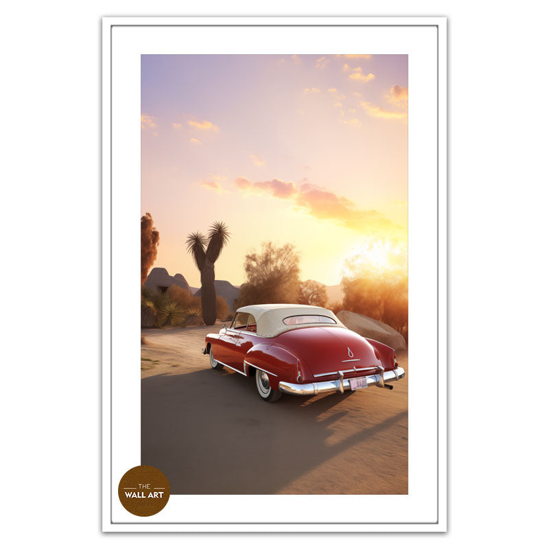 RETRO RED CAR I