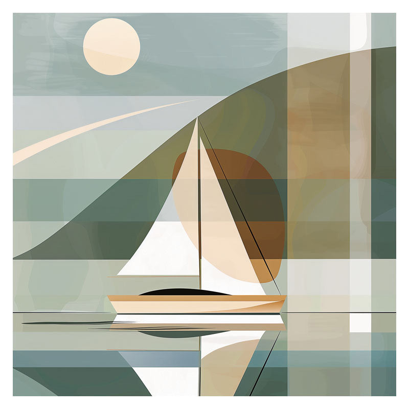 SAIL BOAT AND SUN I