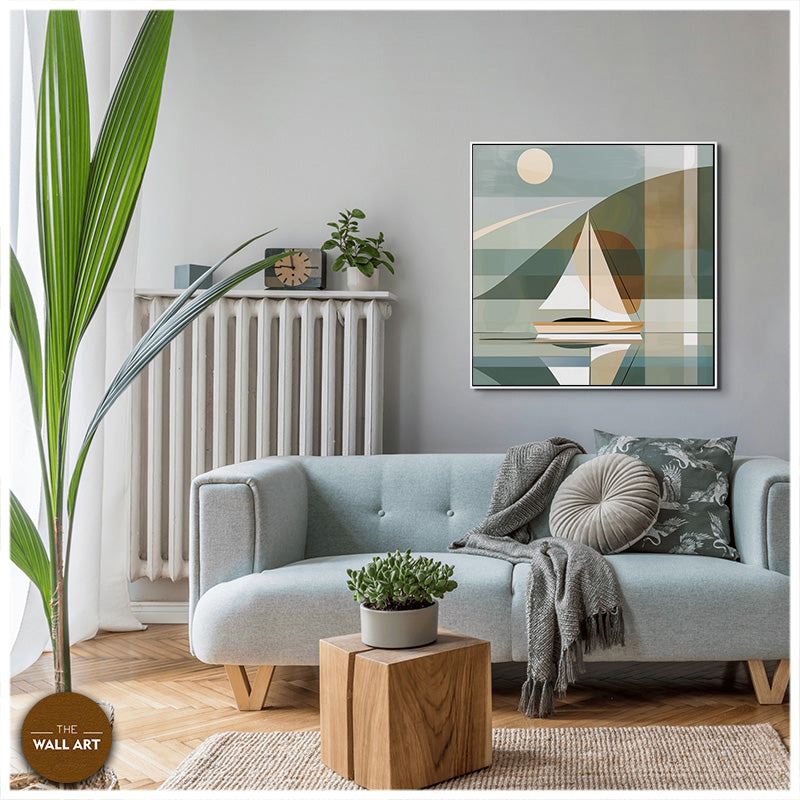 SAIL BOAT AND SUN I