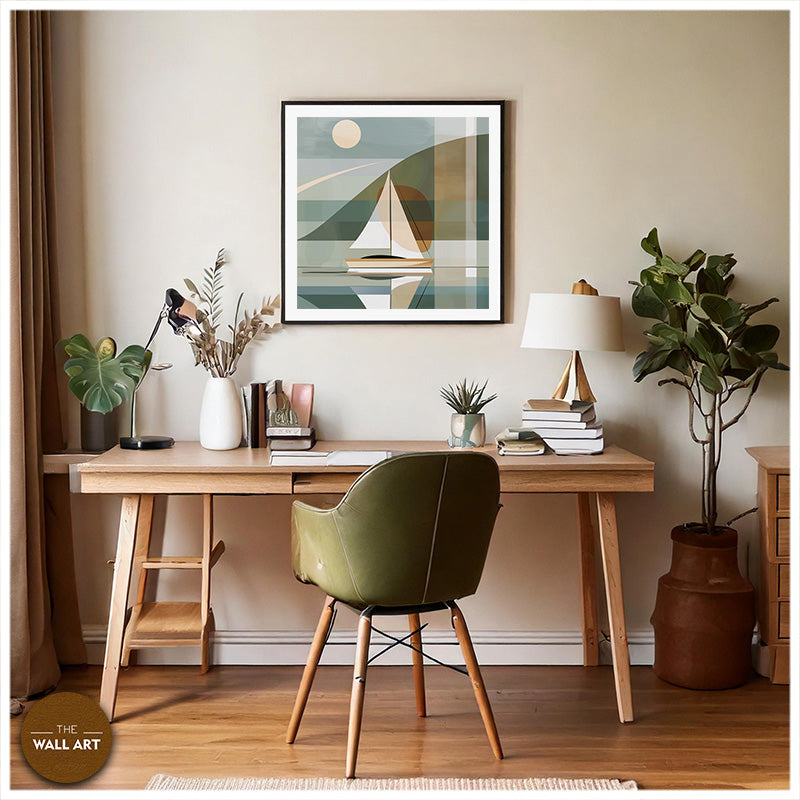 SAIL BOAT AND SUN I