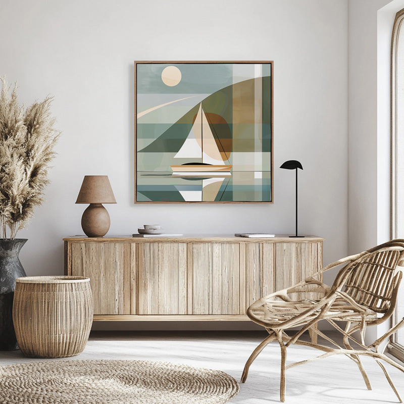 SAIL BOAT AND SUN I