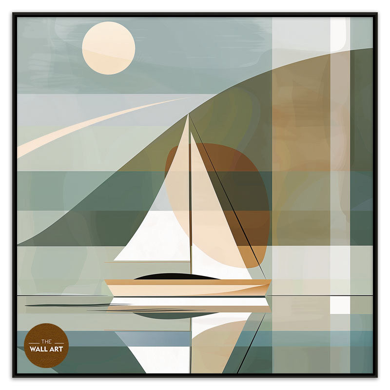 SAIL BOAT AND SUN I