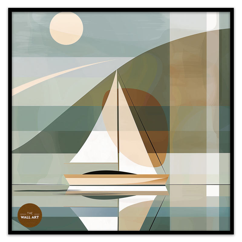 SAIL BOAT AND SUN I