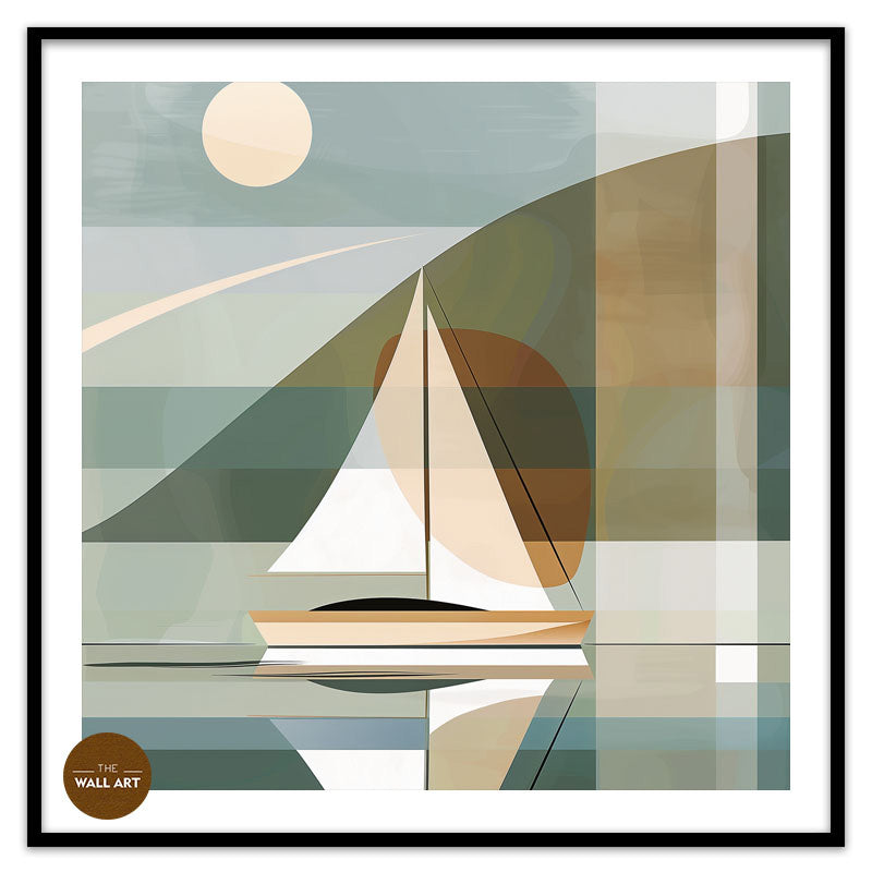 SAIL BOAT AND SUN I