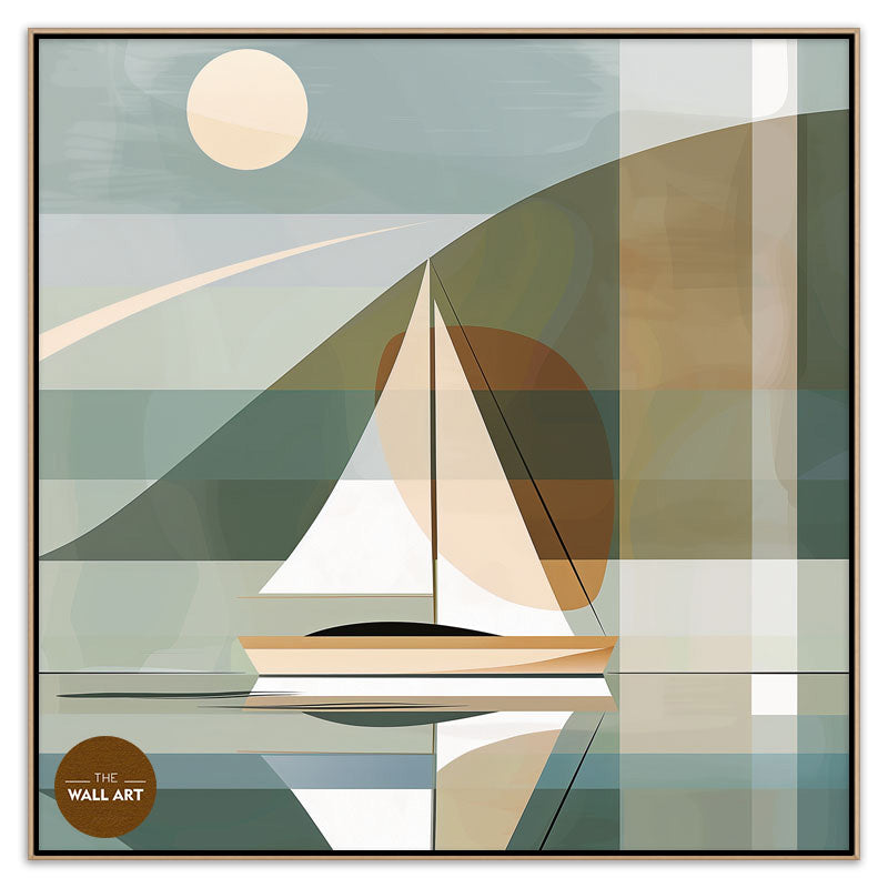 SAIL BOAT AND SUN I
