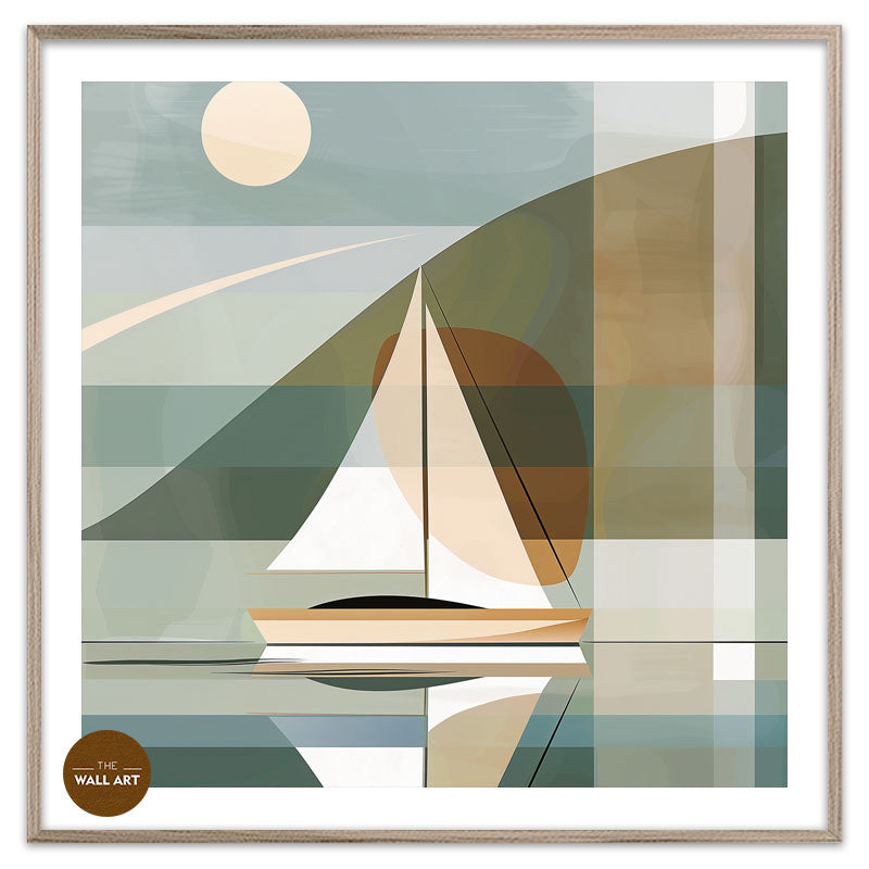 SAIL BOAT AND SUN I