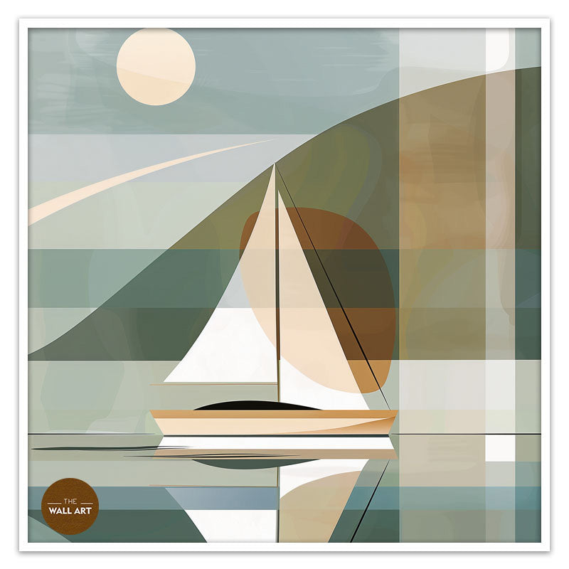 SAIL BOAT AND SUN I