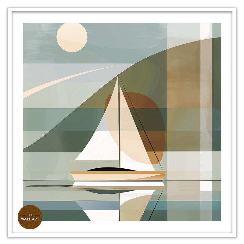 SAIL BOAT AND SUN I