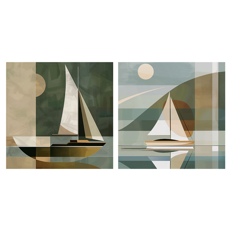SAIL BOAT AND SUN I_SETOF2_