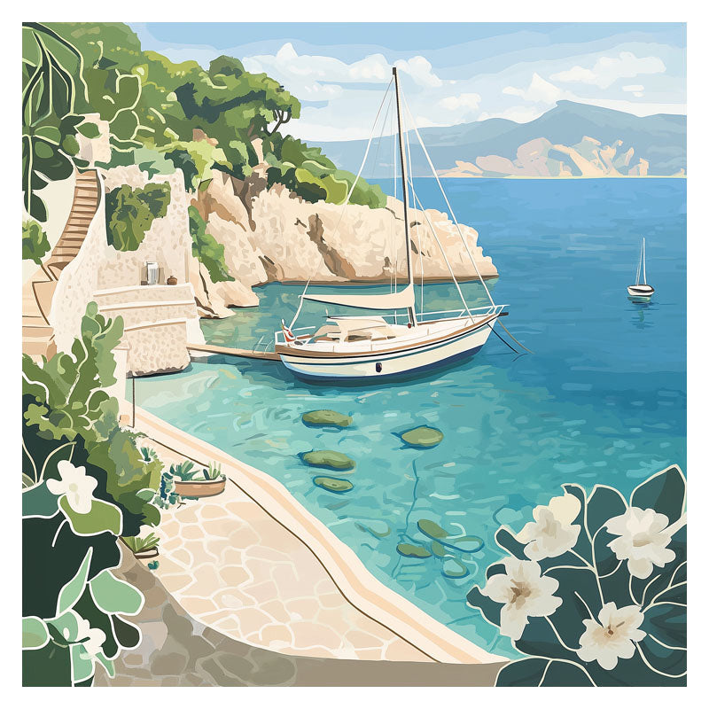 SAIL BOAT IN BAY III