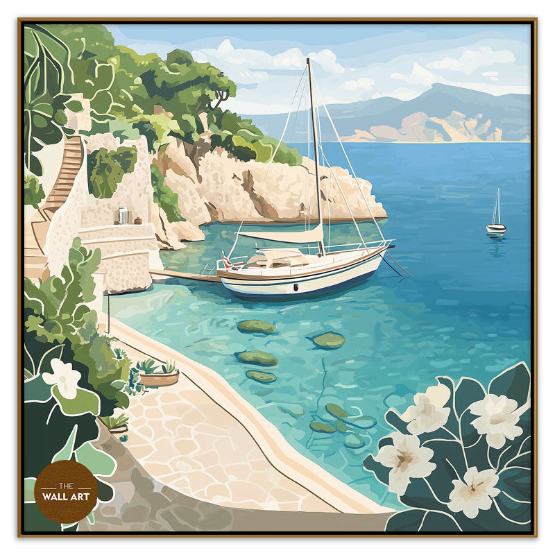 SAIL BOAT IN BAY III