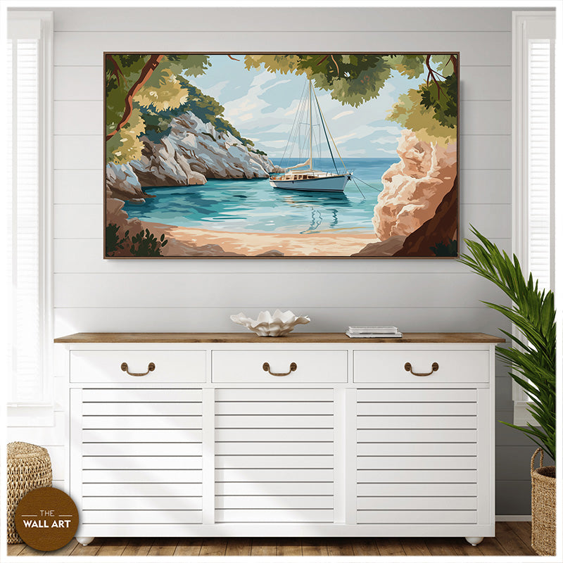 SAIL BOAT IN BAY II