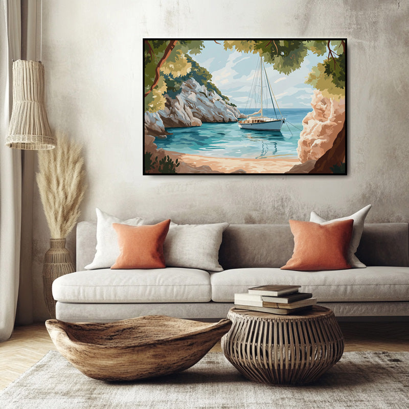 SAIL BOAT IN BAY II
