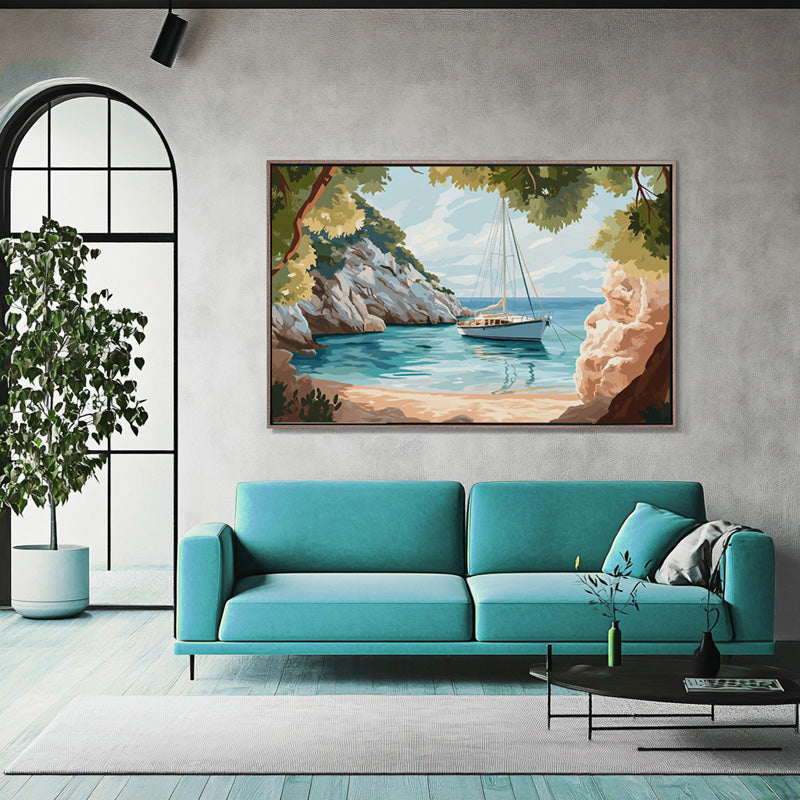 SAIL BOAT IN BAY II