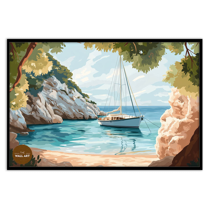 SAIL BOAT IN BAY II