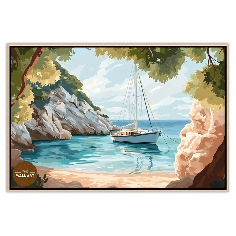 SAIL BOAT IN BAY II