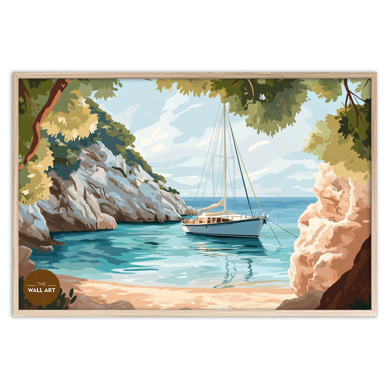 SAIL BOAT IN BAY II