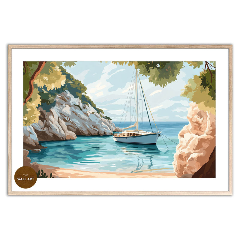 SAIL BOAT IN BAY II
