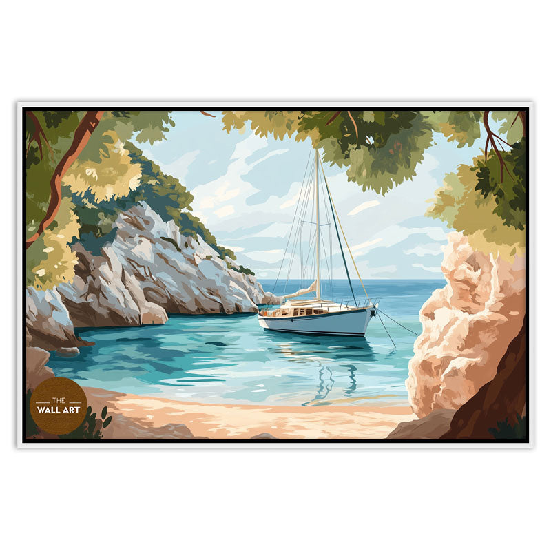 SAIL BOAT IN BAY II