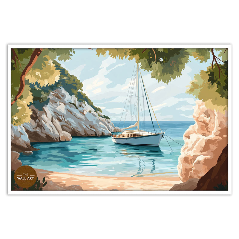 SAIL BOAT IN BAY II