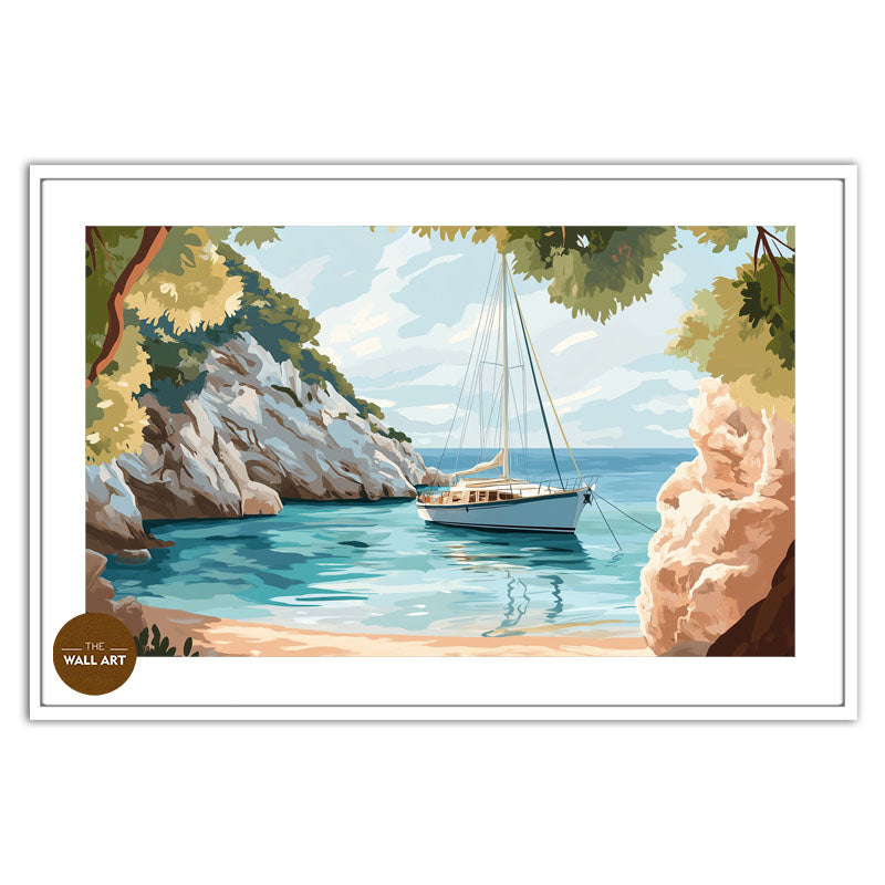 SAIL BOAT IN BAY II