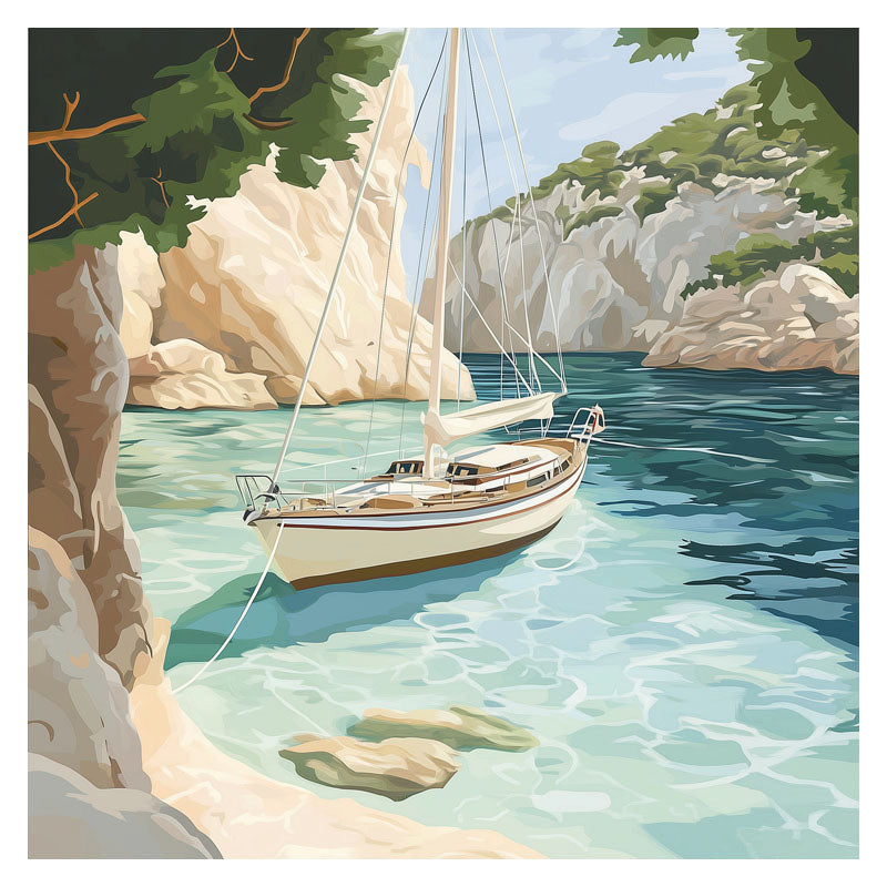 SAIL BOAT IN BAY I