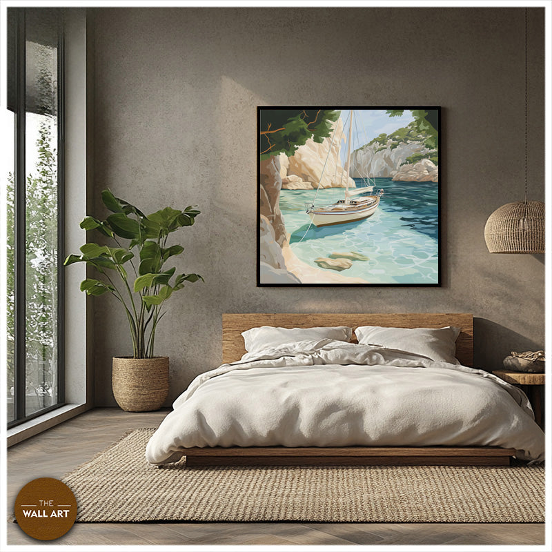 SAIL BOAT IN BAY I