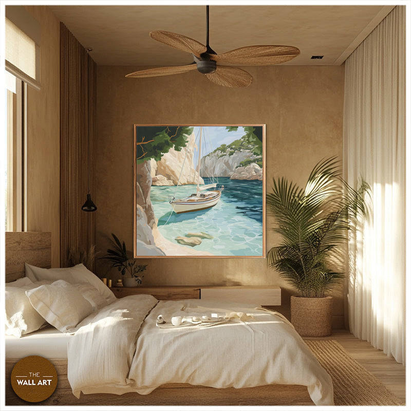 SAIL BOAT IN BAY I