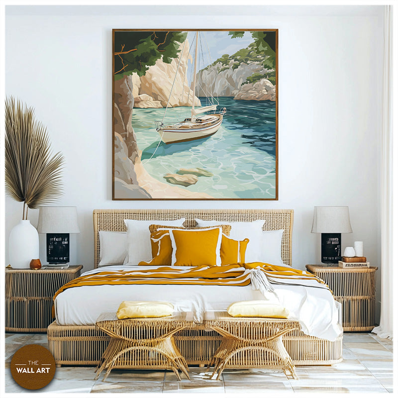 SAIL BOAT IN BAY I