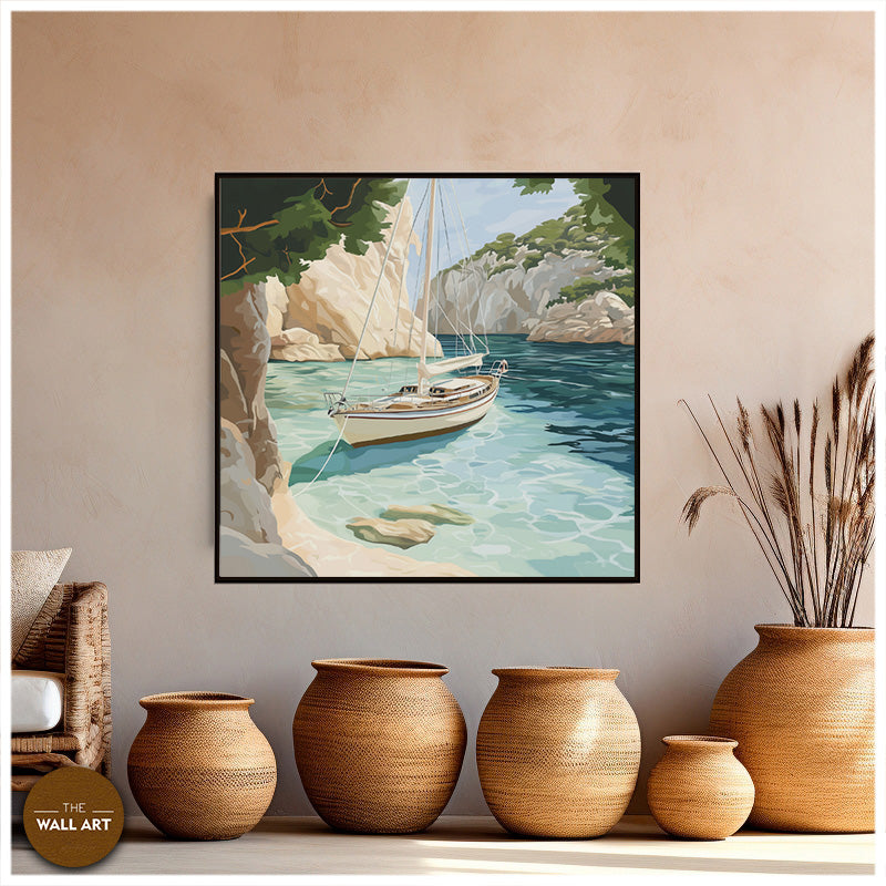 SAIL BOAT IN BAY I