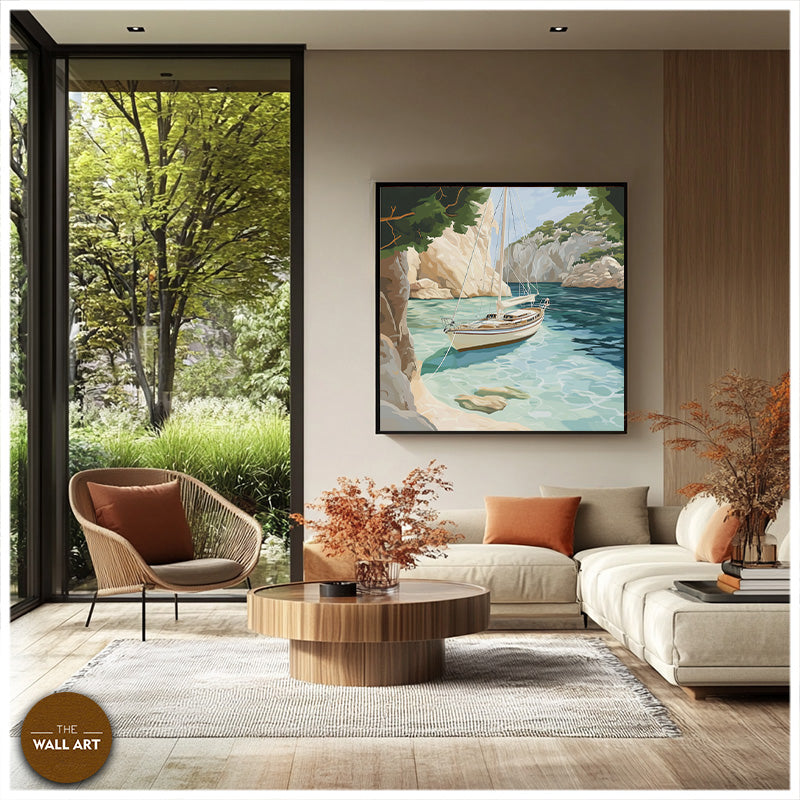 SAIL BOAT IN BAY I