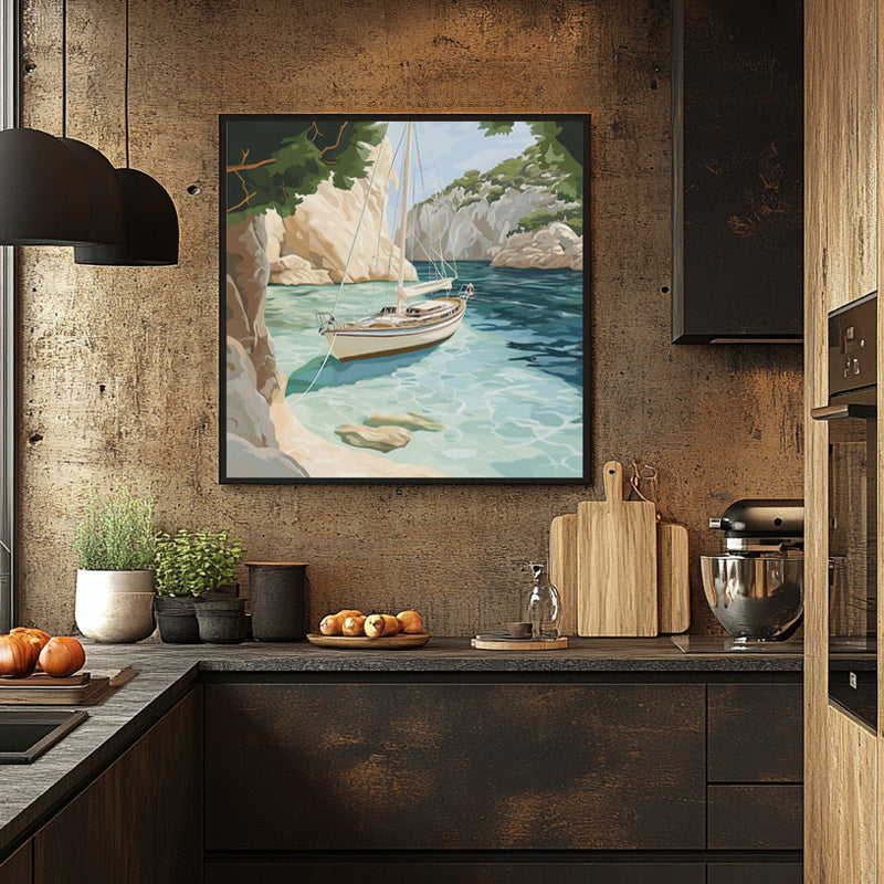 SAIL BOAT IN BAY I