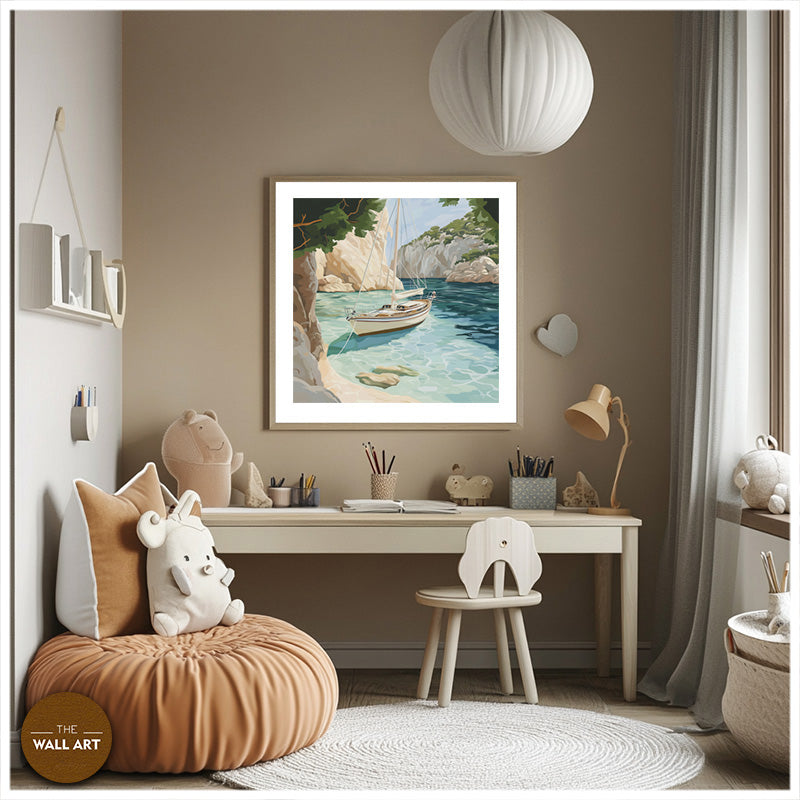 SAIL BOAT IN BAY I