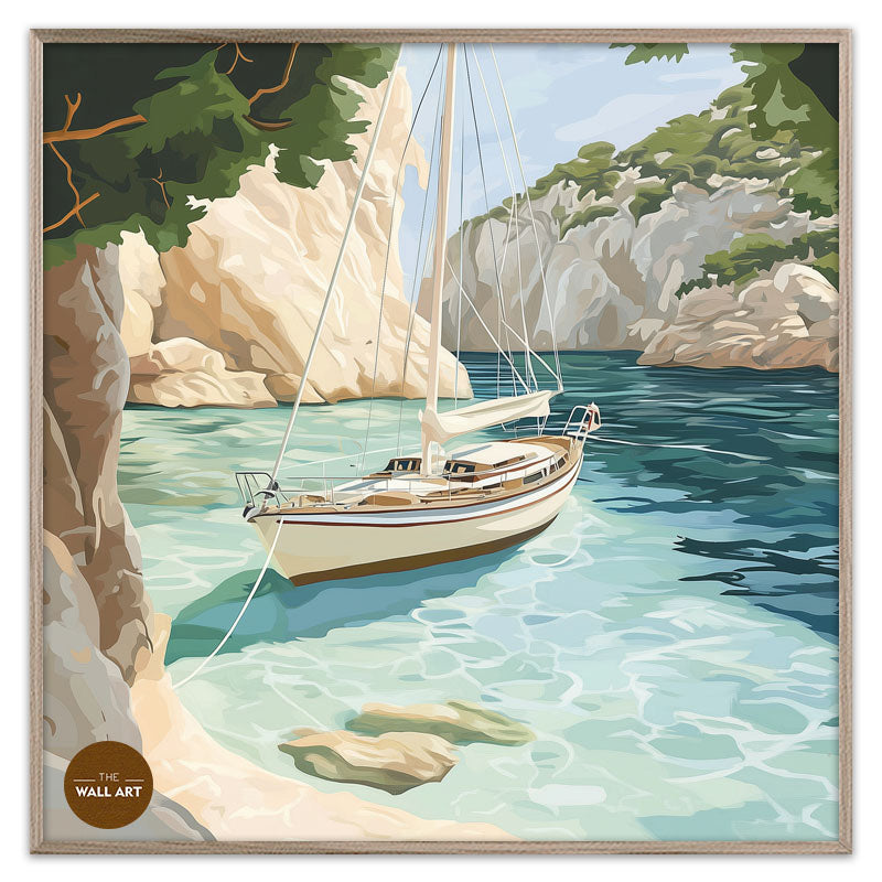 SAIL BOAT IN BAY I