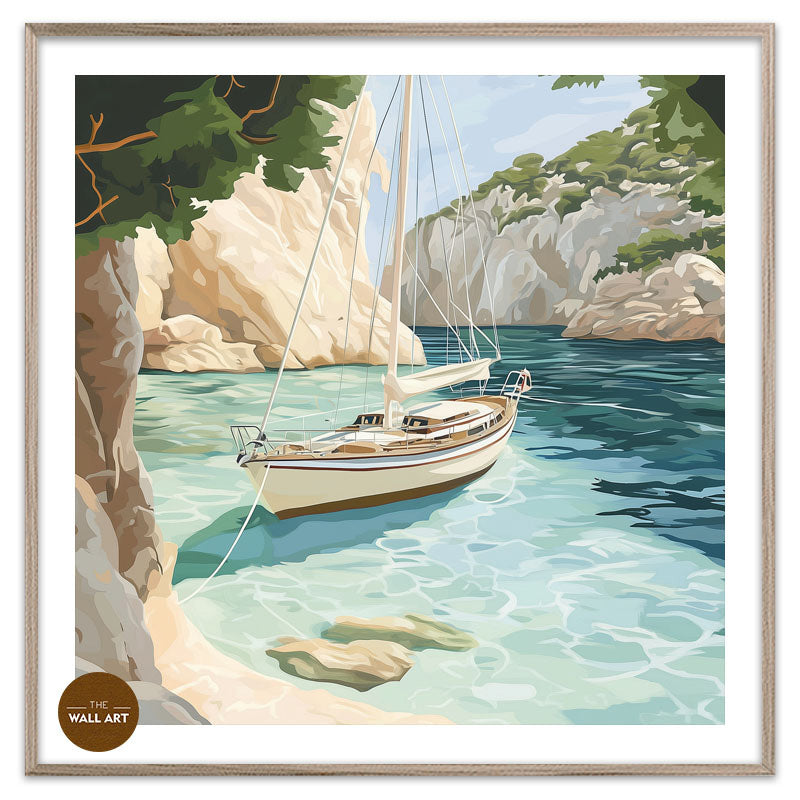 SAIL BOAT IN BAY I