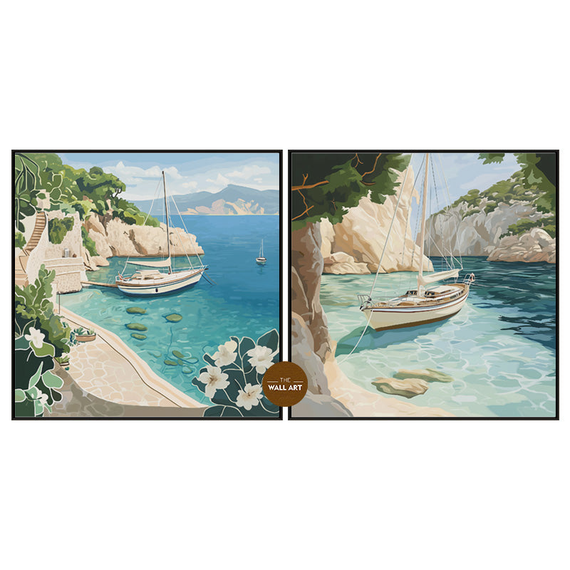 SAIL BOAT IN BAY I_SETOF2_