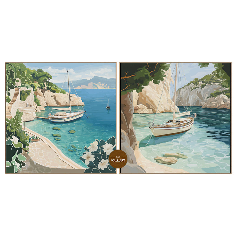 SAIL BOAT IN BAY I_SETOF2_