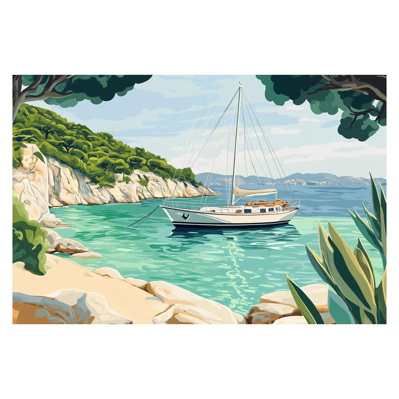 SAIL BOAT IN BAY V