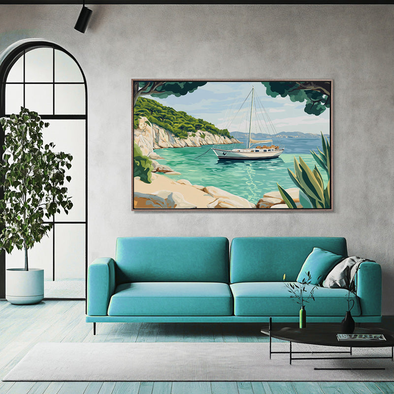 SAIL BOAT IN BAY V