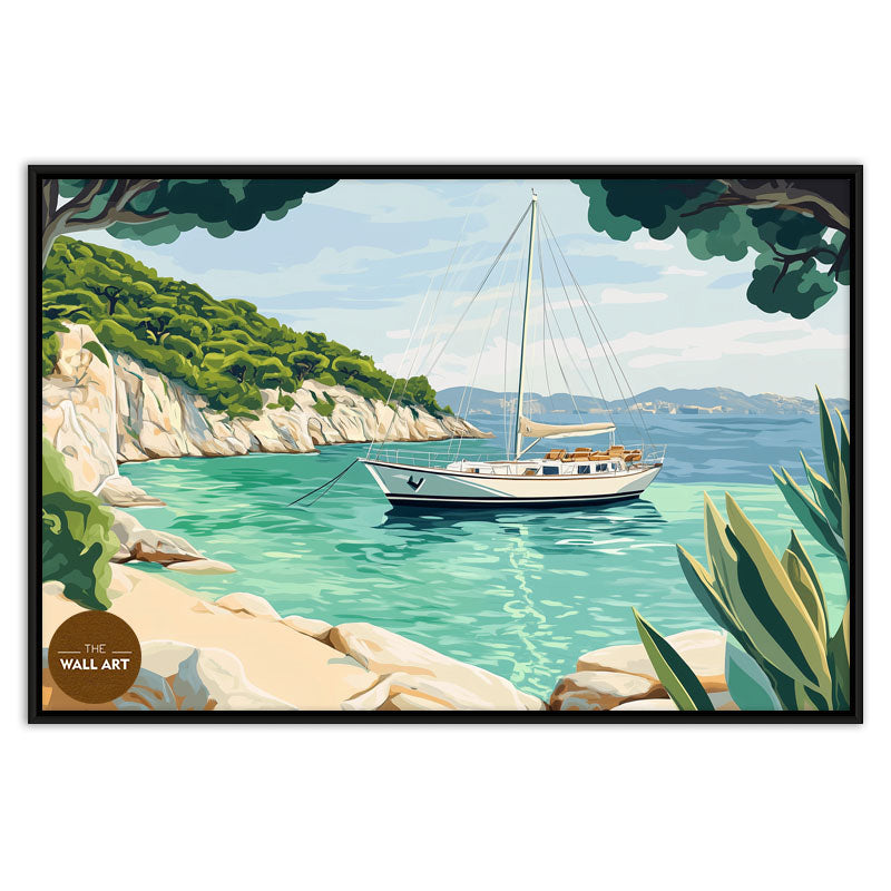 SAIL BOAT IN BAY V