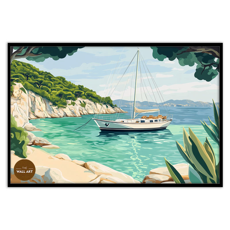 SAIL BOAT IN BAY V