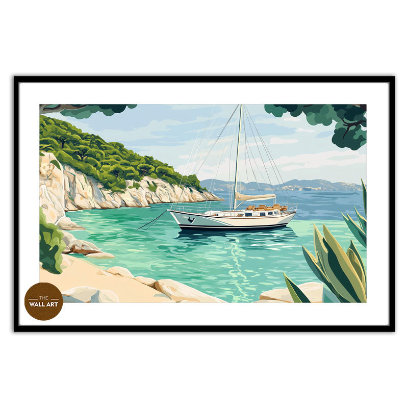 SAIL BOAT IN BAY V