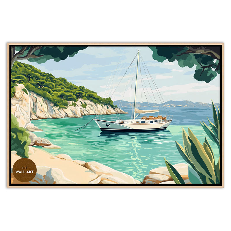 SAIL BOAT IN BAY V