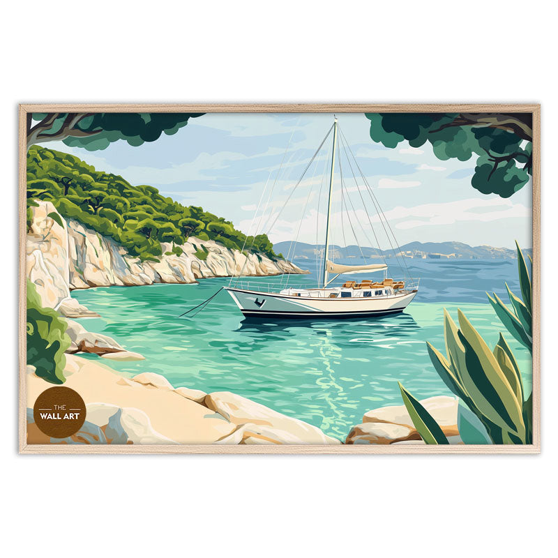 SAIL BOAT IN BAY V
